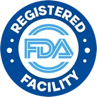 FDA registered facility badge