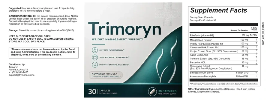 The flat Trimoryn label